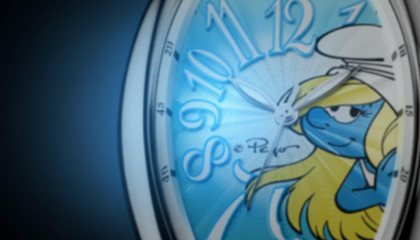 Blue Dial Detail
